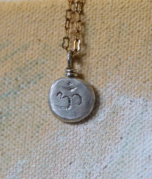 Ohm Pebble Necklace